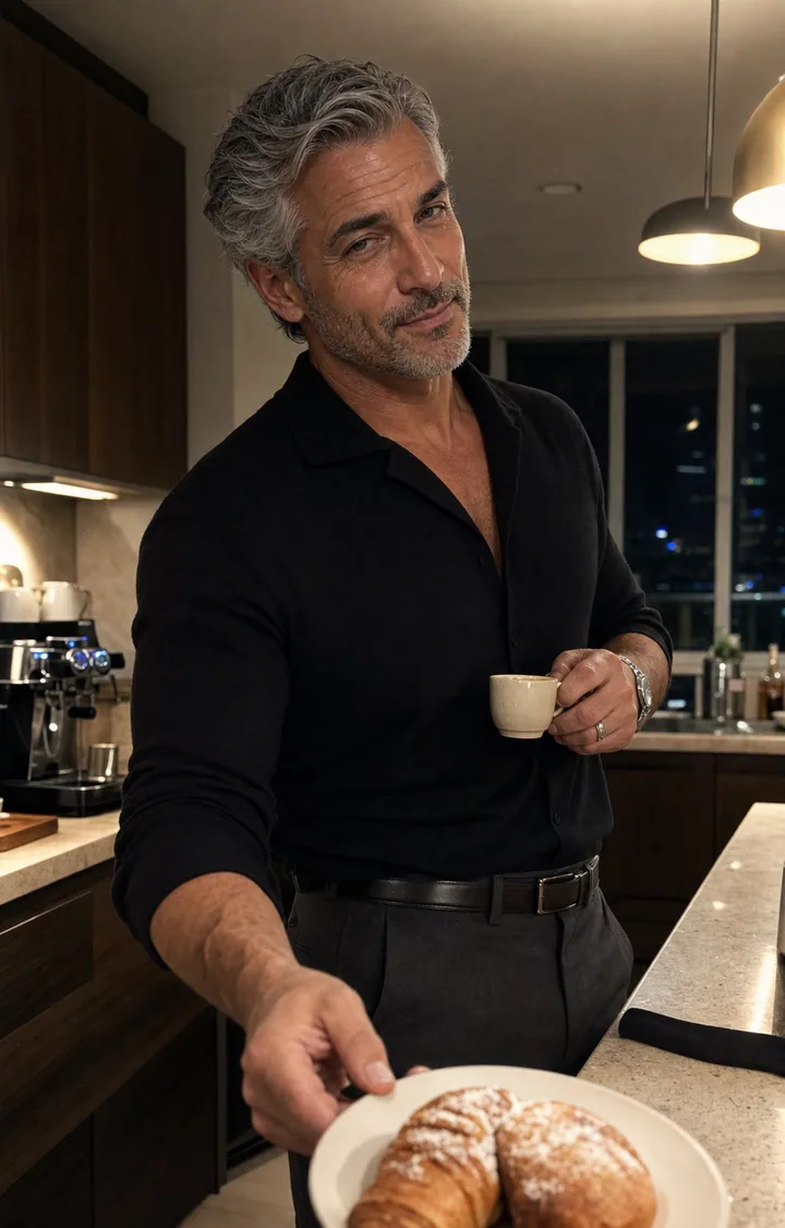 Your Best Friend's Silver-Fox Father